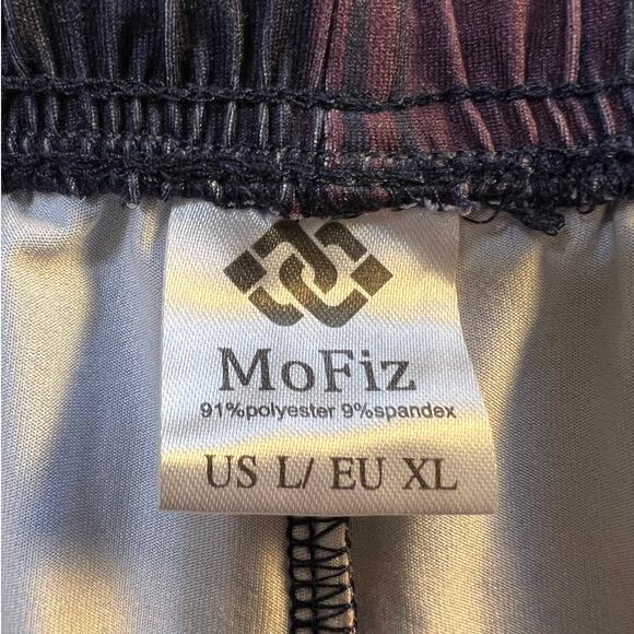 MoFiz Red and Black Buffalo Plaid Pajama Loungewear Pants Size L - Picture 4 of 8